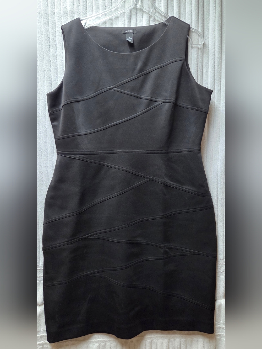 Alfani Black Sleeveless Sheath Dress
